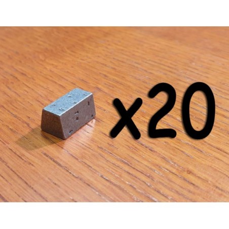 BUNDLE Token Risorsa in metallo FERRO - 20 Pezzi