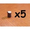 BUNDLE Token Risorsa in resina LEGNO - 5 Pezzi