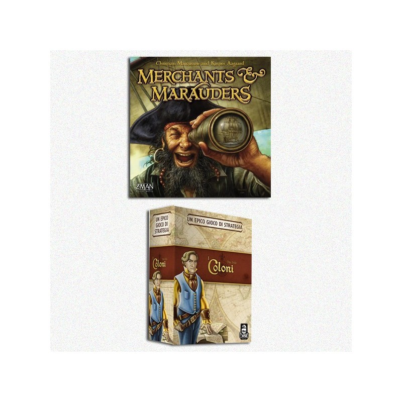 BUNDLE Merchants & Marauders ENG + I Coloni (The Colonist) - gioco da tavolo