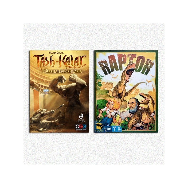 BUNDLE Raptor (New Ed.) ENG + Tash-Kalar: L'Arena Leggendaria - gioco da tavolo