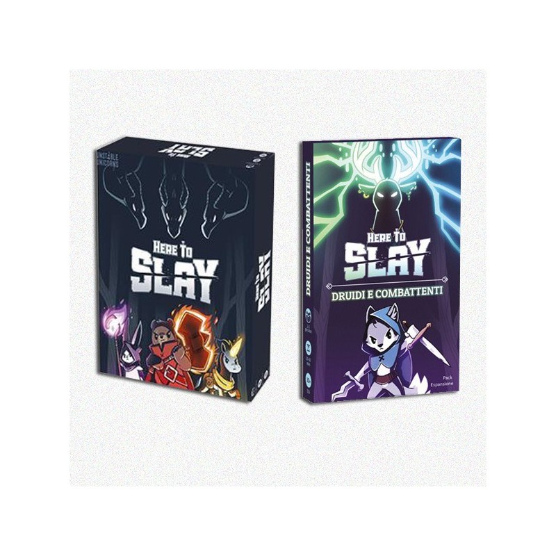 BUNDLE Here To Slay ITA + Druidi e Combattenti - gioco da tavolo