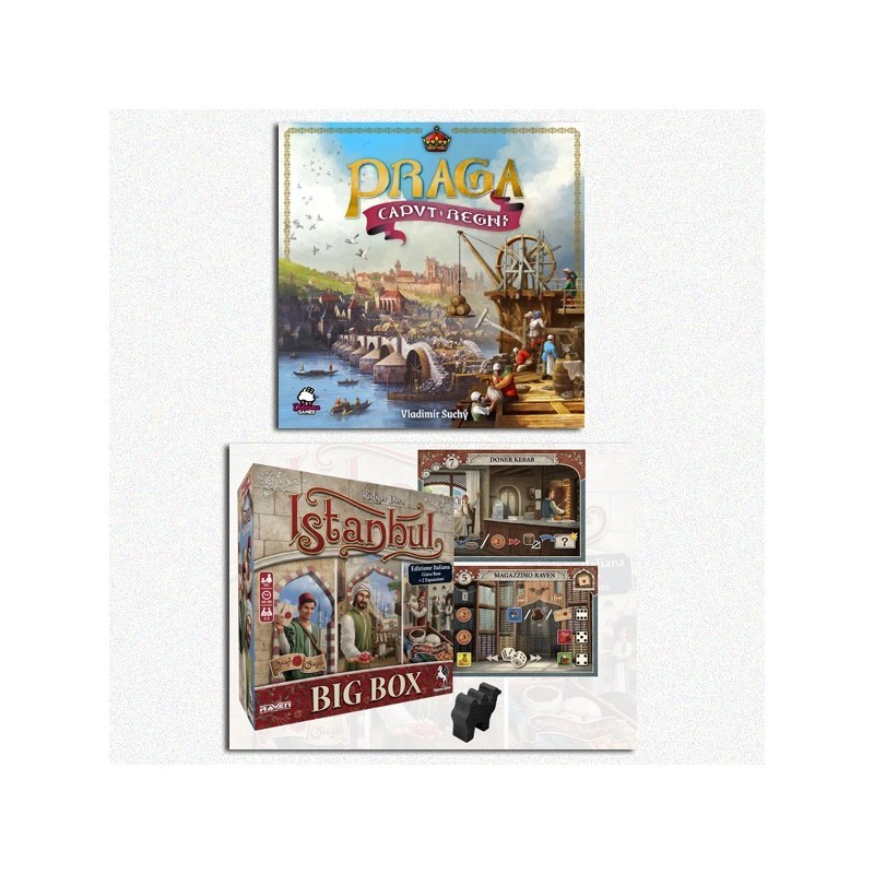 BUNDLE CITY 3: Praga Caput Regni ENG + Istanbul Big Box ITA - gioco da tavolo