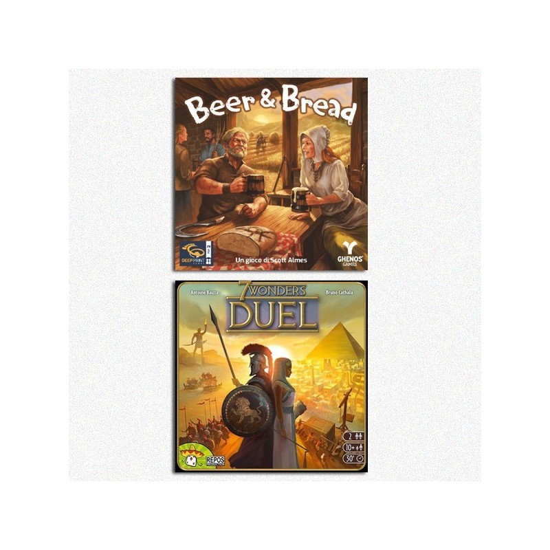 BUNDLE Beer and Bread ITA + 7 Wonders: Duel ITA - gioco da tavolo