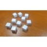 BUNDLE Dado d6 16mm Vuoto (bianco) (10 pezzi)