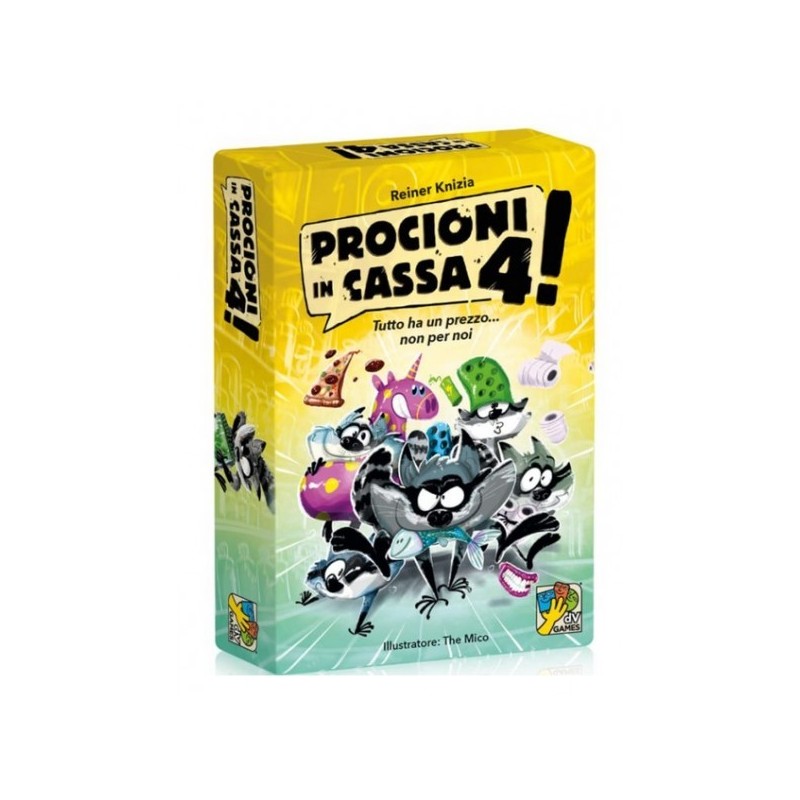 Procioni in Cassa 4! - gioco da tavolo