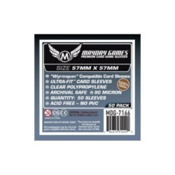 57x57 mm bustine protettive trasparenti MayDay Premium (Wyrmspan) - 50 bustine MDG7166
