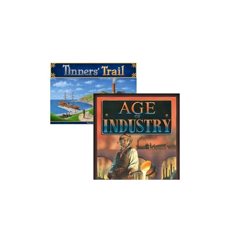 BUNDLE Wallace Masterpiece: Tinner's Trail ITA + Age of Industry - gioco da tavolo