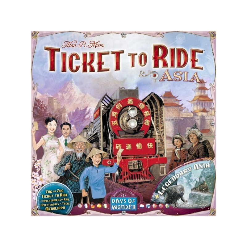 Ticket to Ride Map Collection: Volume 1 - Asia - gioco da tavolo
