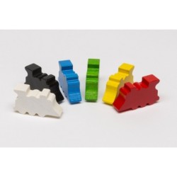 Pedina Locomotiva Verde