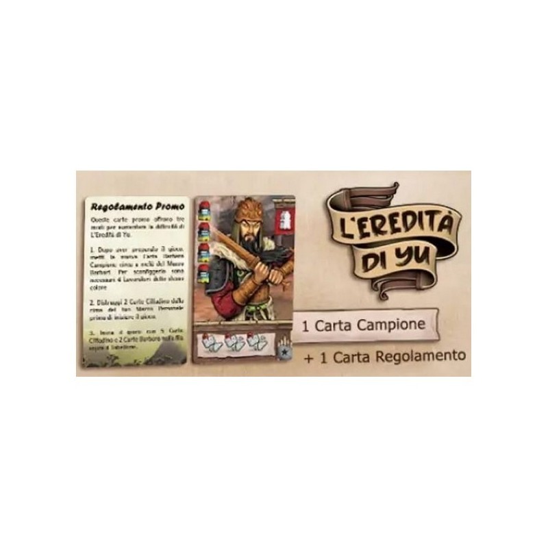 Campione Promo: L'Eredità di Yu (Legacy of Yu) - gioco da tavolo