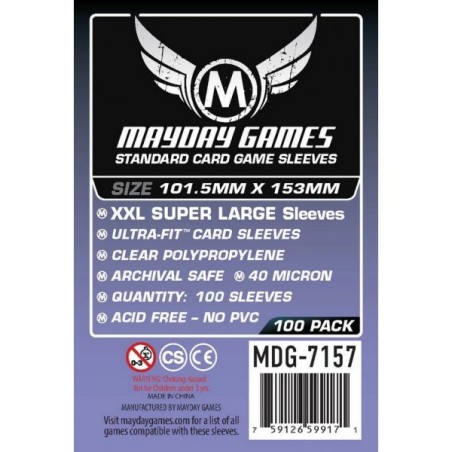 101,5x153 mm bustine protettive MayDay Super Large - 100 bustine MDG7157