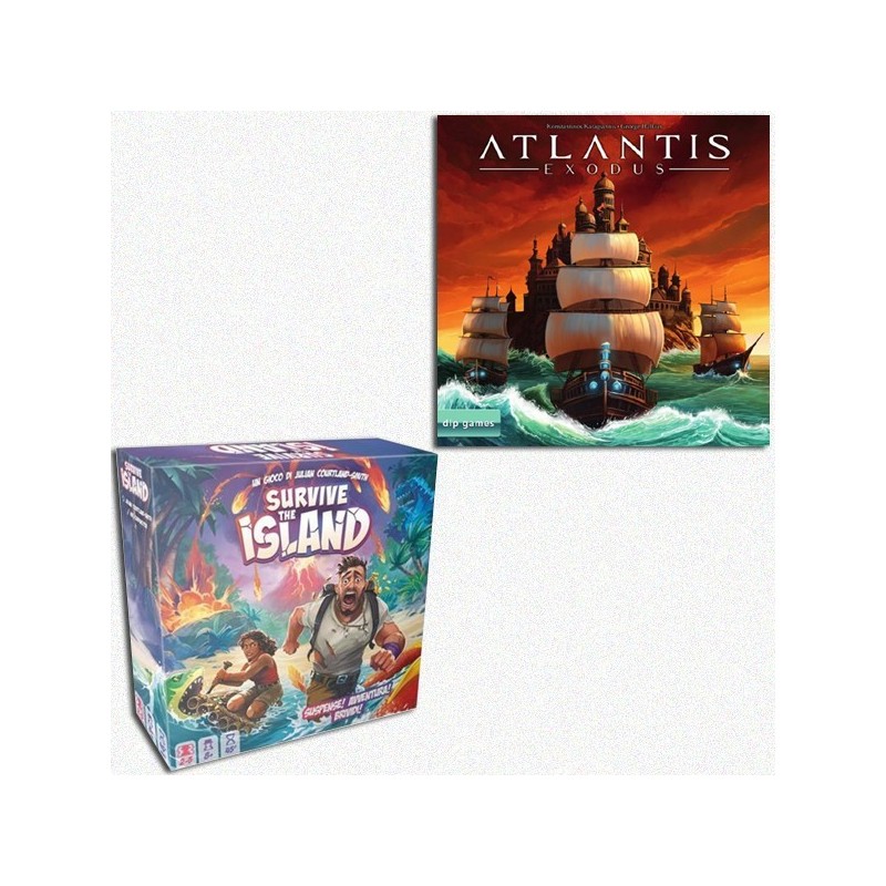 BUNDLE Atlantis Exodus + Survive The Island - gioco da tavolo