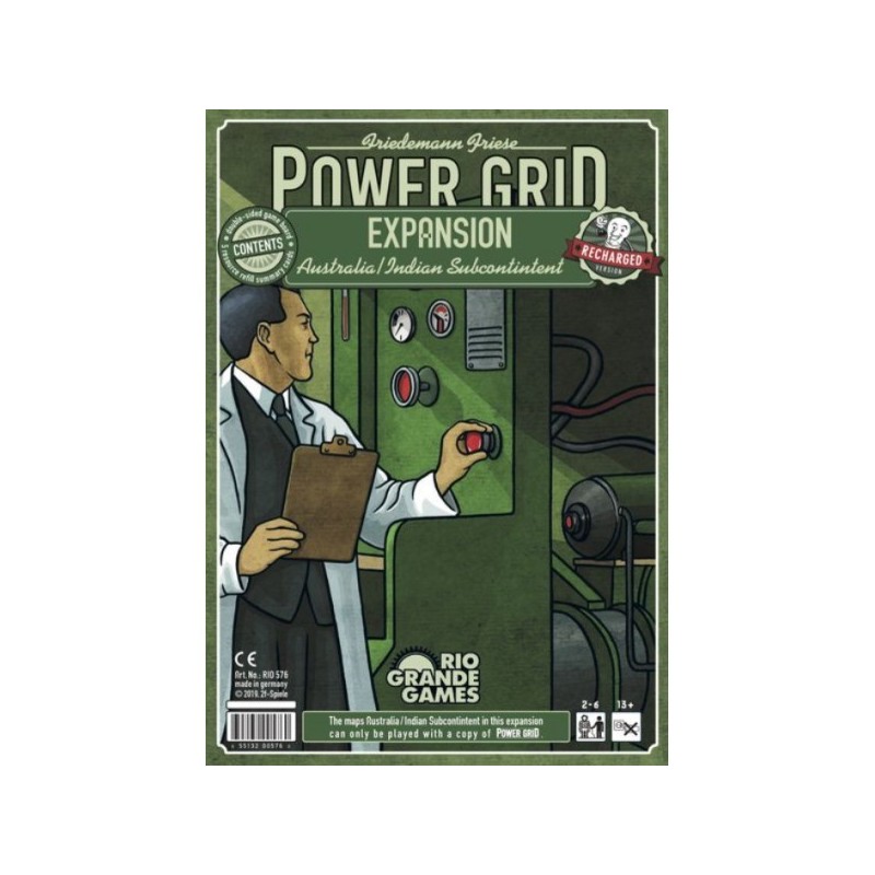 Mappa India - Australia: Alta Tensione (Recharged) DEU - gioco da tavolo