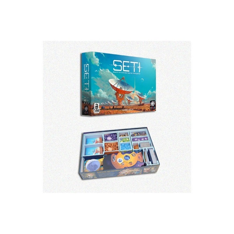 BUNDLE SETI: Ricerca di Intelligenza Extraterrestre + Organizer Folded Space in EvaCore - accessorio per giochi
