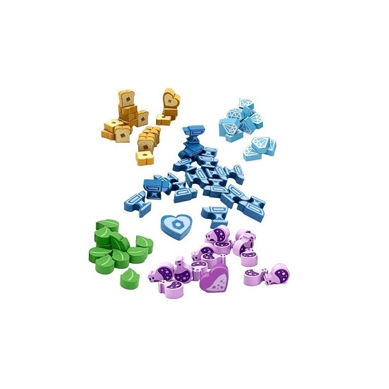 Wooden Tokens (Serie 2): Flamecraft - gioco da tavolo