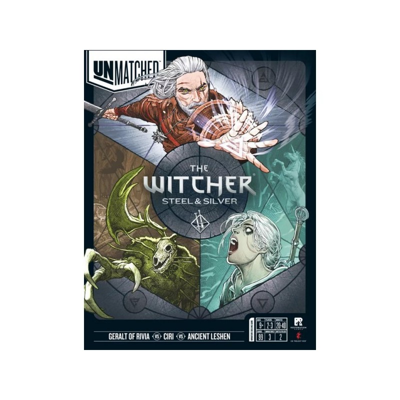 Unmatched: The Witcher - Steel and Silver ENG - gioco da tavolo