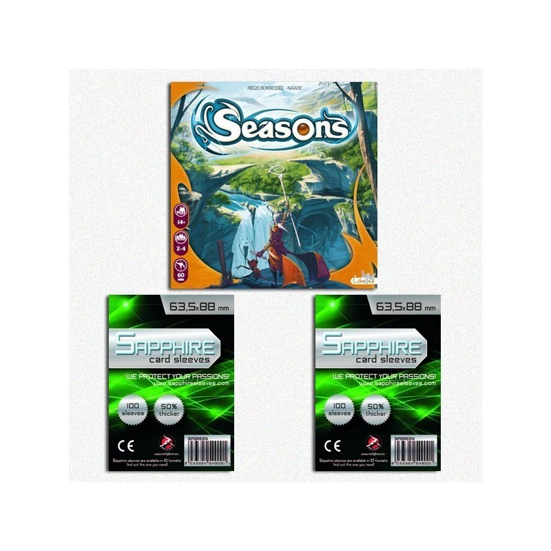 SAFEGAME Seasons ITA + 100 bustine protettive - gioco da tavolo