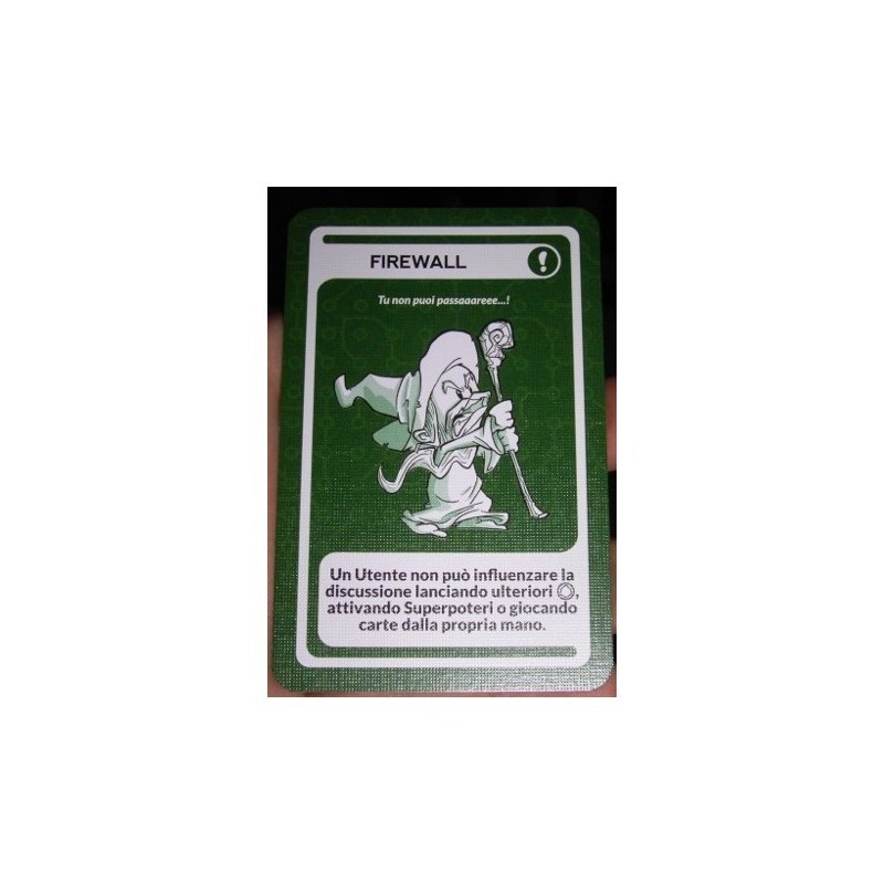Like - The Social Game- Firewall promo card - gioco da tavolo