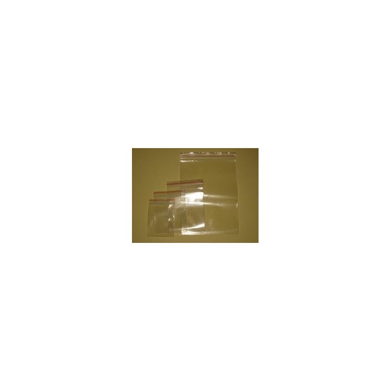 80x120 mm sacchetti trasparenti (ziplock) - EXTRA 60 micron 100 sacchetti - accessorio per giochi