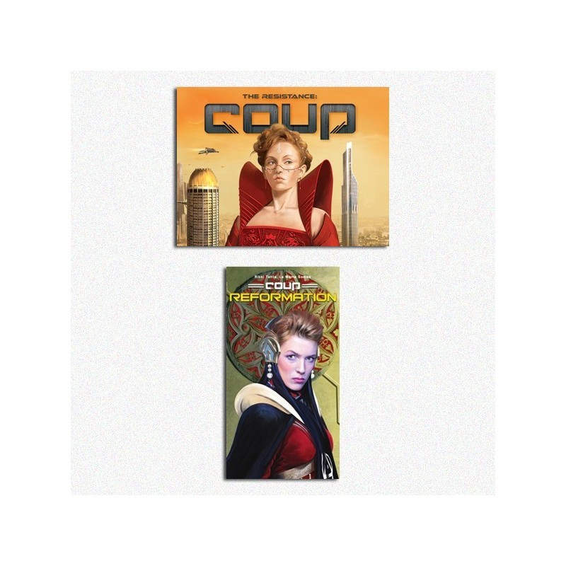 BUNDLE Coup: The Resistance + Reformation - gioco da tavolo
