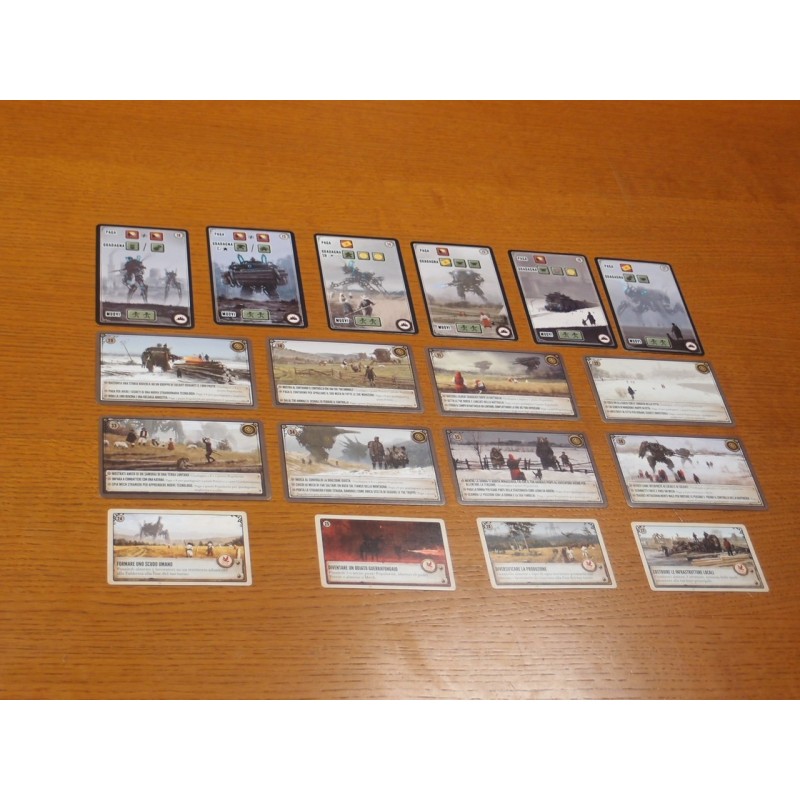 18 carte promo Scythe ITA (promo Pack 1) - gioco da tavolo