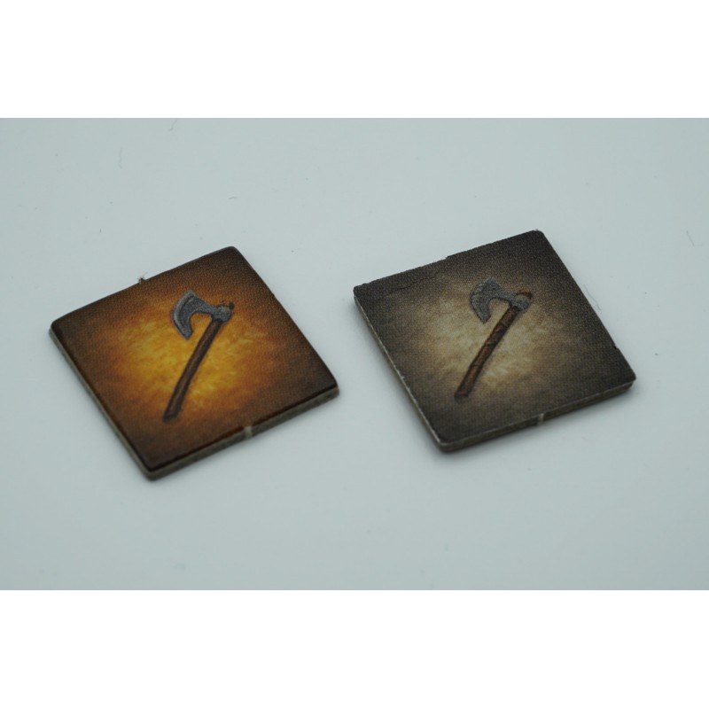 Token Equipaggiamento - Ascia - accessorio per giochi