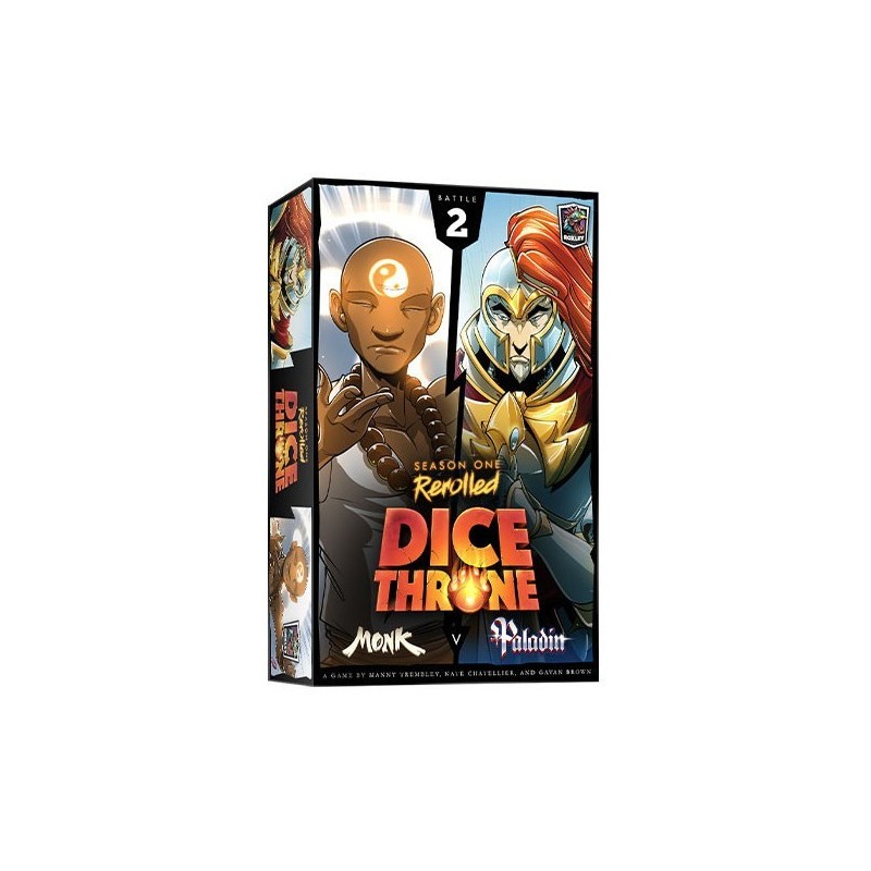 Dice Throne Season 1 Rerolled (2): Monk Vs Paladin - gioco da tavolo