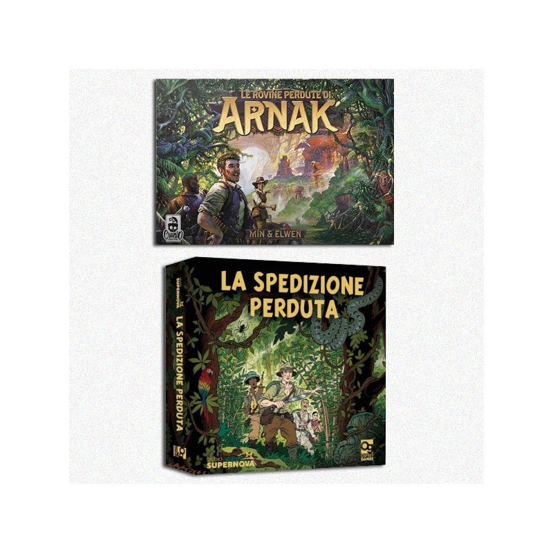 BUNDLE ANCIENT 1: Le Rovine Perdute di Arnak + La Spedizione Perduta - gioco da tavolo