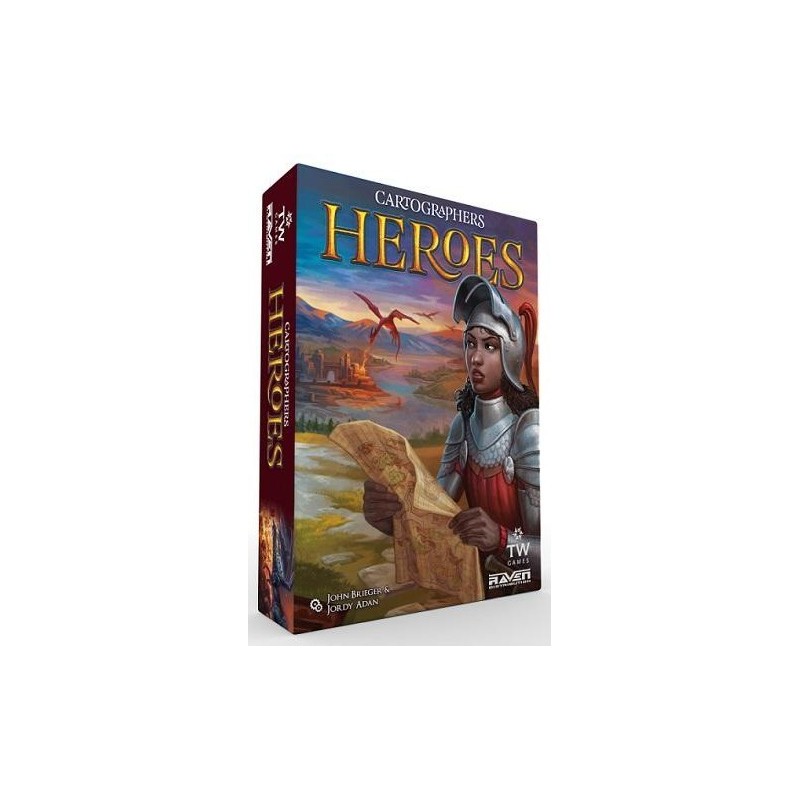 Cartographers Heroes ITA (+ Mini-esp. Abilità 2) - gioco da tavolo