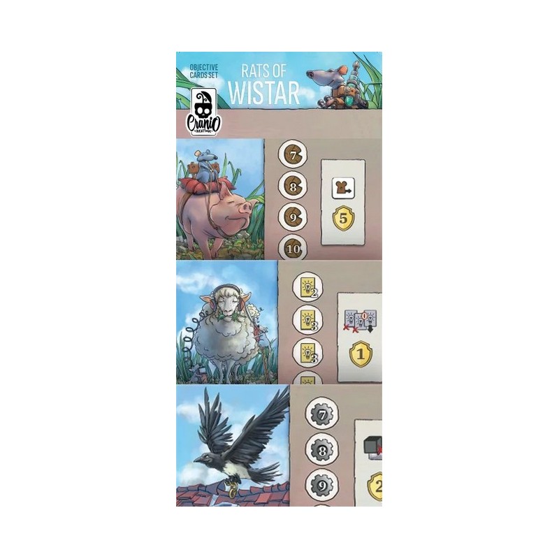 Nuovi Obiettivi: Ratti di Wistar - gioco da tavolo