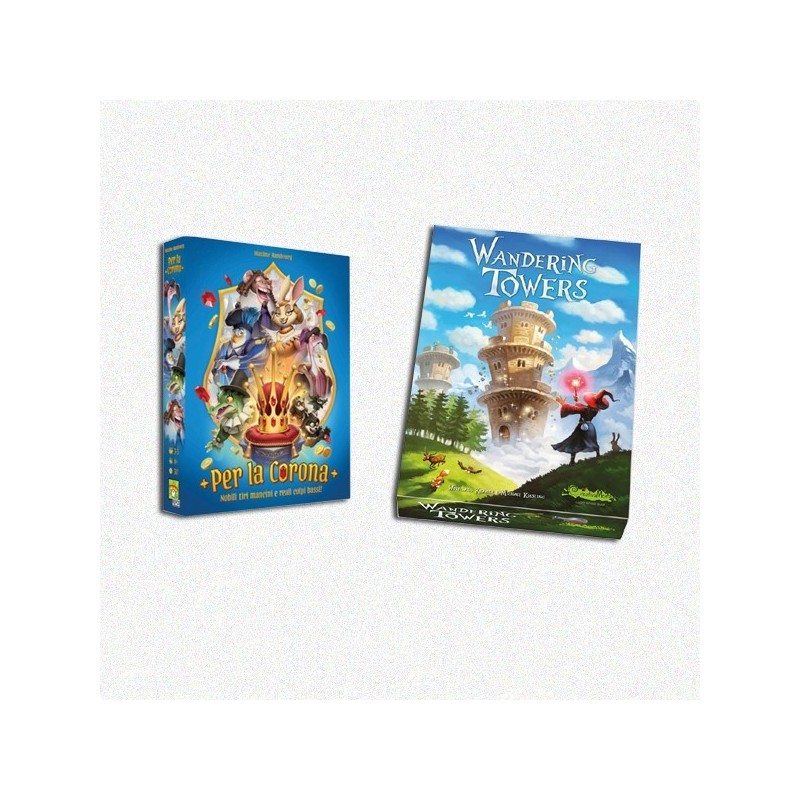 BUNDLE Wandering Towers + Per la Corona - gioco da tavolo