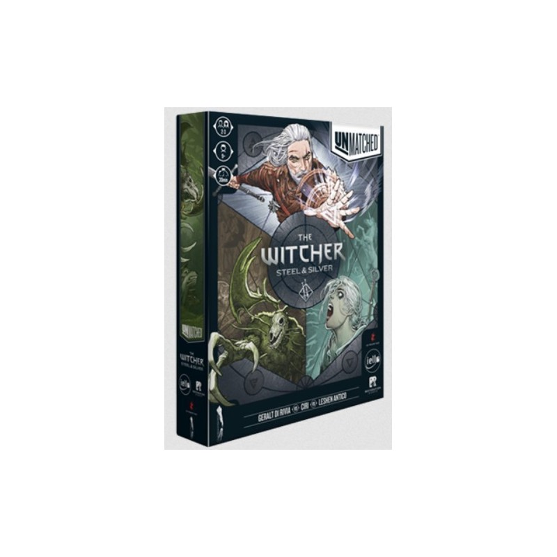 Unmatched: The Witcher - Steel and Silver ITA - gioco da tavolo