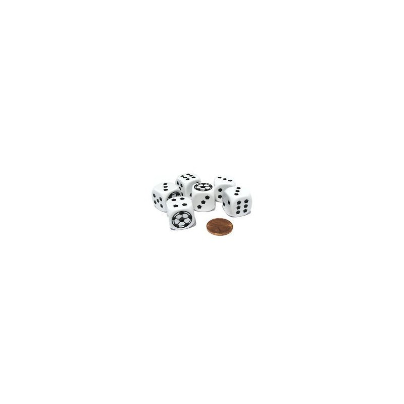 Dado d6 Soccer - K13184 - accessorio per giochi