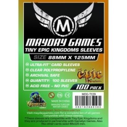 88x125 mm bustine protettive trasparenti MayDay (Tiny Epic Kingdoms) - 100 bustine MDG7129