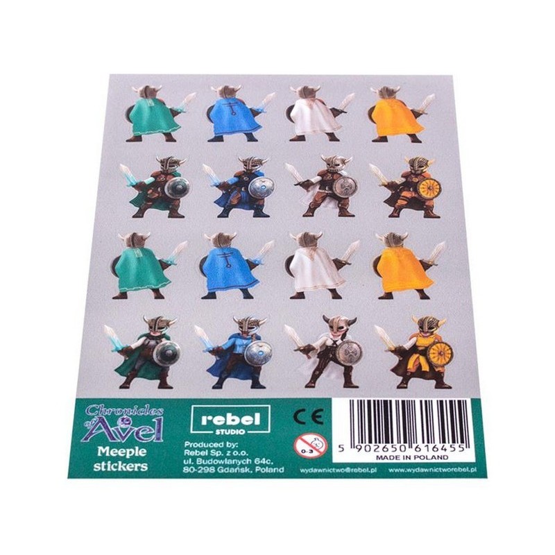 Set Adesivi Token: Le Cronache di Avel - gioco da tavolo