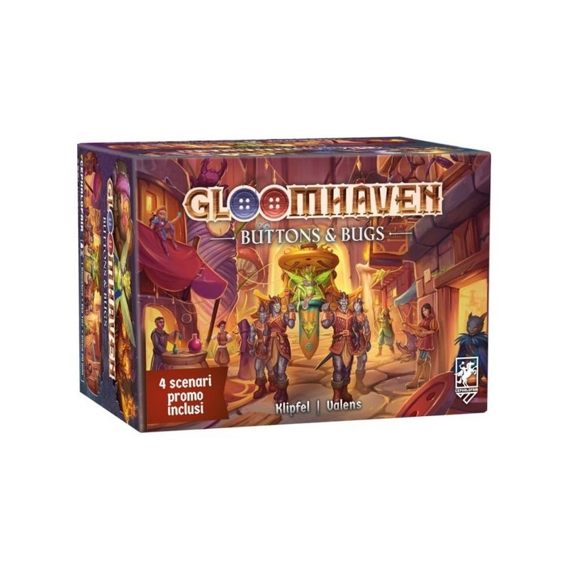 Gloomhaven: Buttons and Bugs ITA - gioco da tavolo