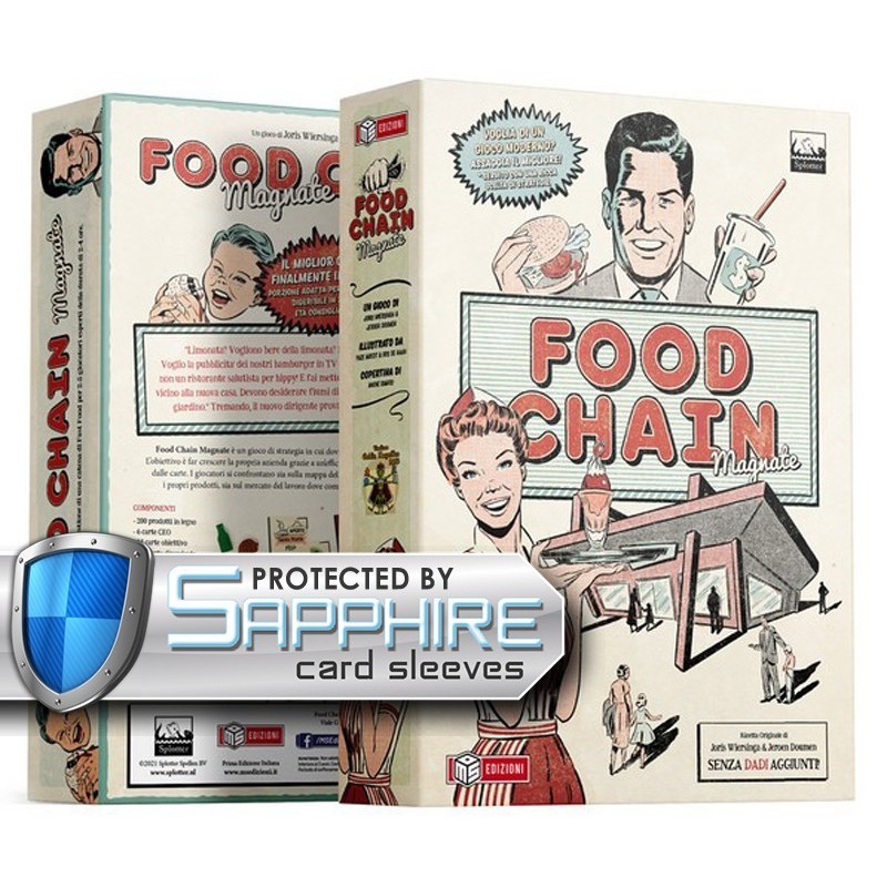 SAFEGAME Food Chain Magnate ITA + bustine protettive - gioco da tavolo
