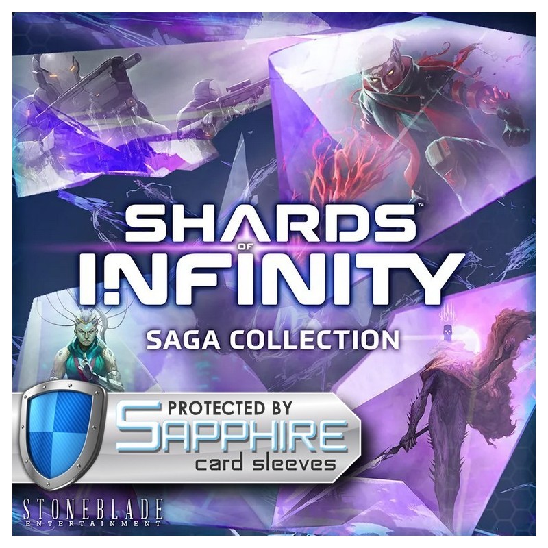 SAFEGAME Shards of Infinity: Saga Collection + bustine protettive - gioco da tavolo