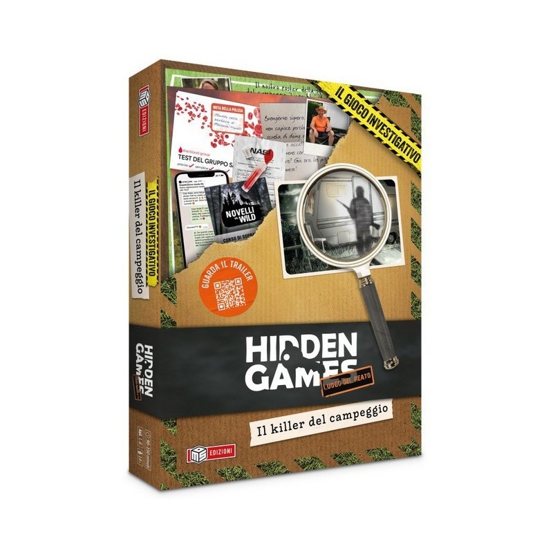Hidden Games - Il Killer del Campeggio - gioco da tavolo