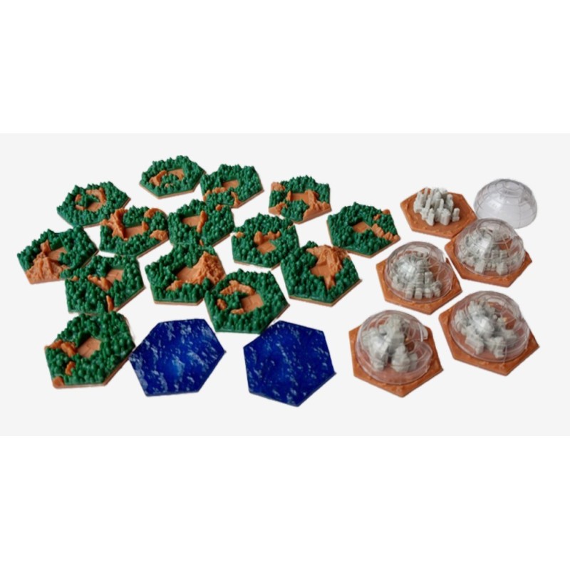 3D Tiles Amazonis: Terraforming Mars - gioco da tavolo