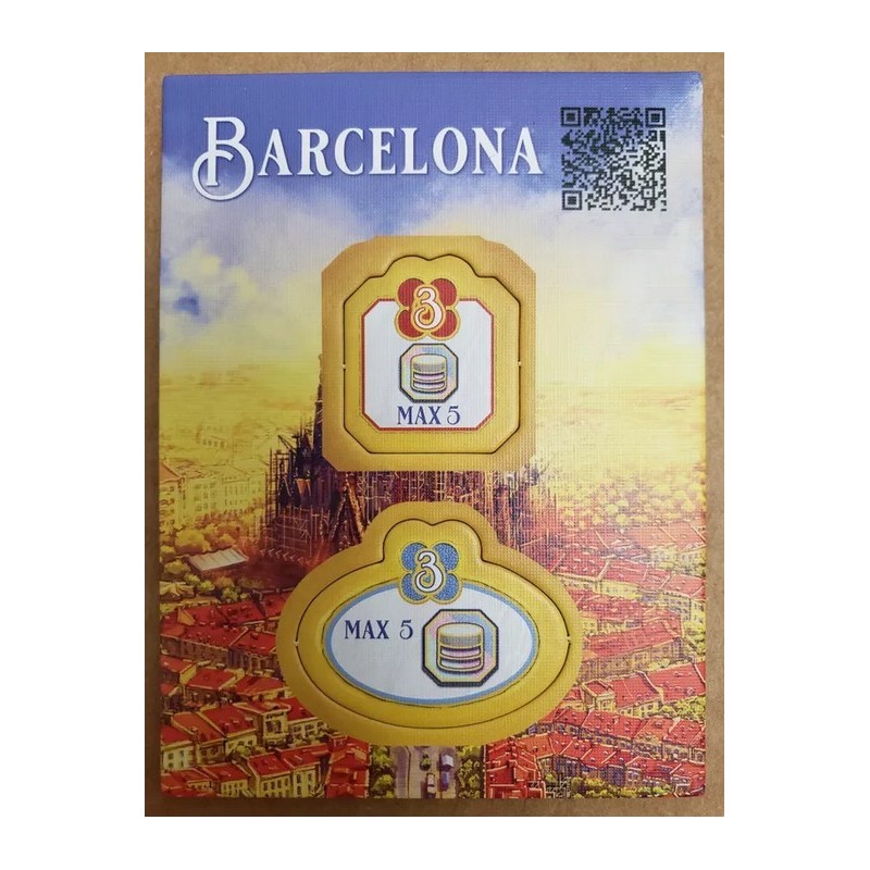 New Scoring Tiles: Barcelona - gioco da tavolo