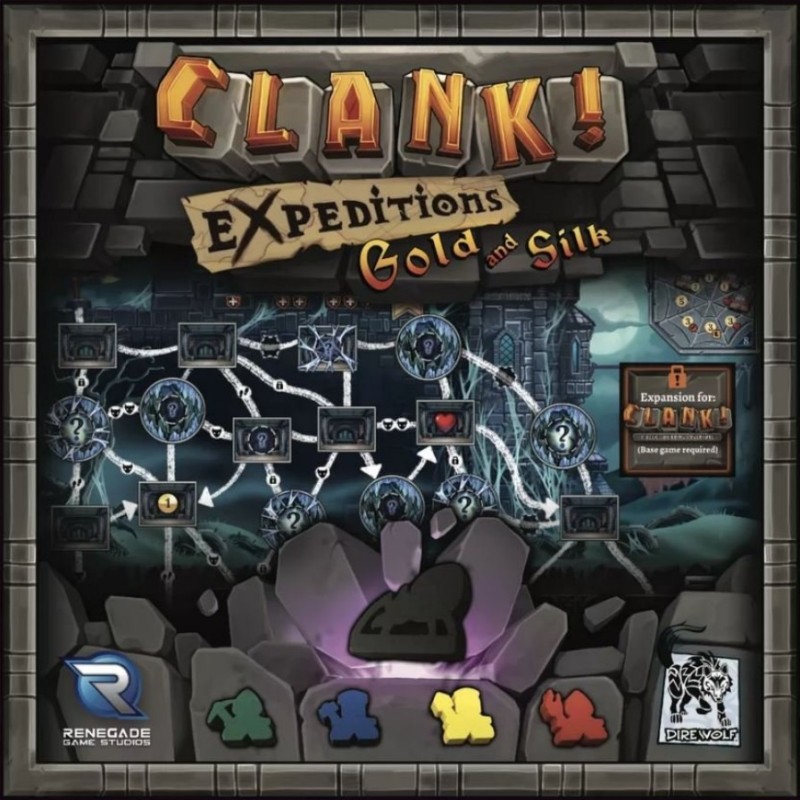 Expeditions: Gold and Silk - Clank! (New Ed. - Direwolf) - gioco da tavolo