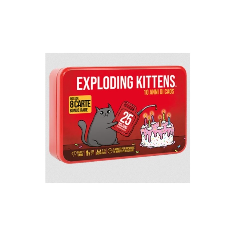 Exploding Kittens: 10 Anni di Caos - gioco da tavolo