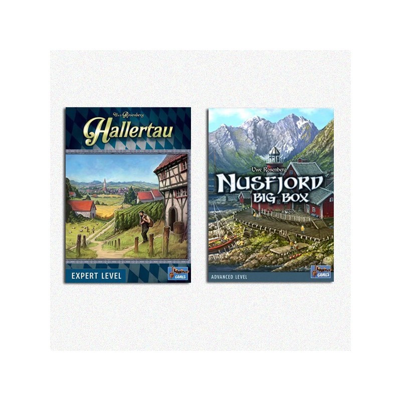 BUNDLE ROSENBERG 2: Hallertau ENG + Nusfjord Big Box - gioco da tavolo