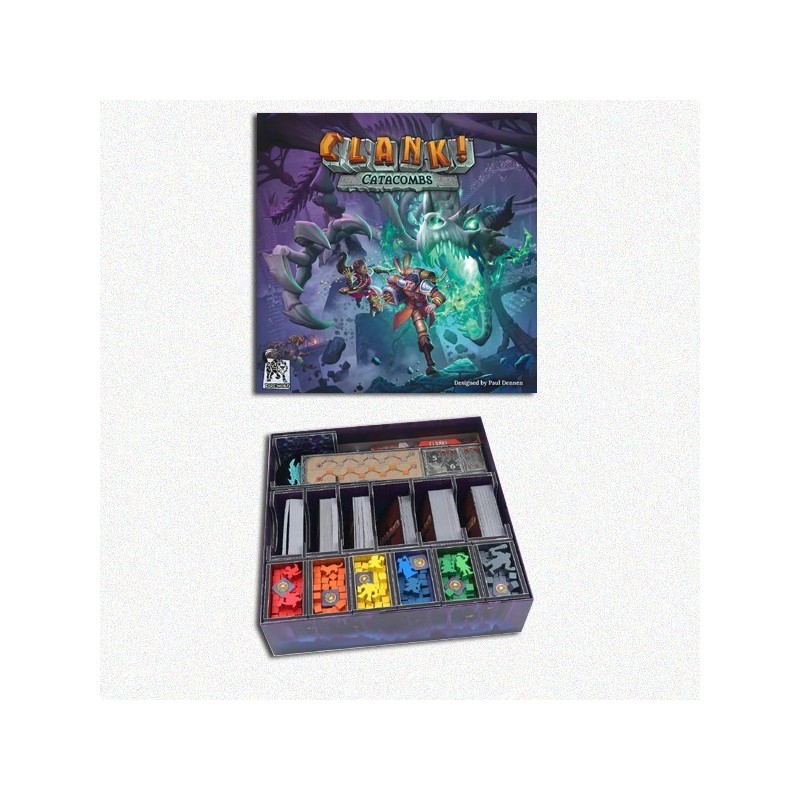 BUNDLE Clank!: Catacombs + Organizer Folded Space in EvaCore - accessorio per giochi