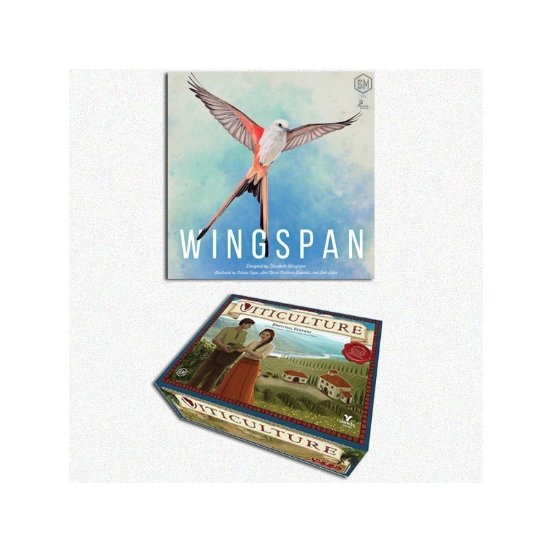 BUNDLE Wingspan ITA + Viticulture Essential Ed. ITA - gioco da tavolo