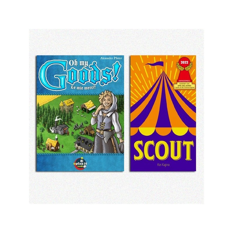 BUNDLE Oh My Goods! ITA + Scout ENG (SdJ Edition) - gioco da tavolo