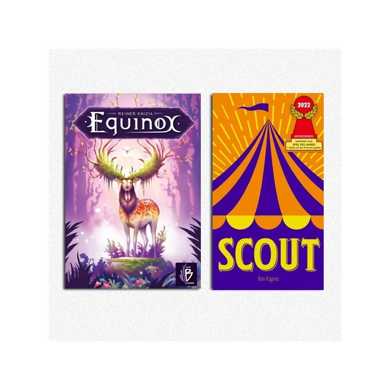 BUNDLE Equinox + Scout DEU/ENG (SdJ Edition) - gioco da tavolo