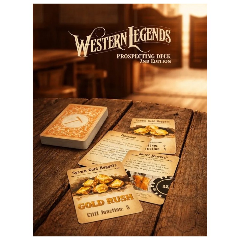 Prospecting Deck Variant: Western Legends - gioco da tavolo
