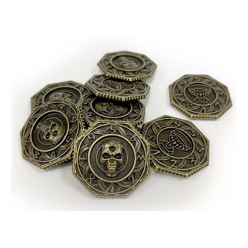 Monete in Metallo (Metal Dials Coins): Tainted Grail - gioco da tavolo